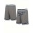 Men's grey #2 Basketball Shorts With pockets Casual Fashion Breathable Sports Zipper High Quality Embroidered Shorts