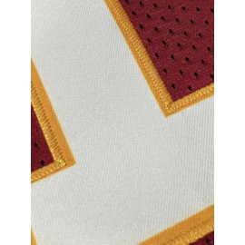 Men's Red #15 American Football Jersey - Loose Fit Breathable Embroidered V-Neck, All-Season Casual & Sports Wear for Street Style, Outdoor Activities, Gym, Camping - Machine Washable