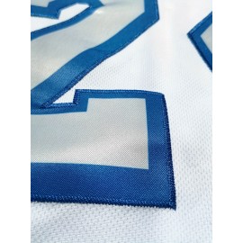 Men's white # 8-24 baseball shirt, loose embroidered sports, fashionable and casual, street breathable
