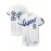 Men's white # 8-24 baseball shirt, loose embroidered sports, fashionable and casual, street breathable