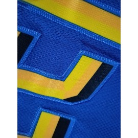 Men's Royal Blue #24 Baseball Shirt - Breathable Loose Fit V-Neck Button-Up with Embroidered Letter & Number Design, All-Season Casual Sportswear for Outdoor Training, Running, Hiking (Machine Washable), Durable Sportswear