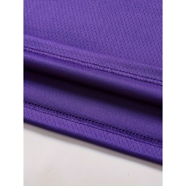 Men's Purple #24 Snake Light Beige Embroidered Basketball Jersey - Breathable Loose Fit Streetwear Pullover for Sports, Casual & Parties | All-Season Comfort, Machine Washable, Sports Comfort Clothing | Durable Sportswear