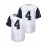 Men'S White Patchwork Sleeves # 4 American Football Uniform, Loose Embroidery Sports, Fashionable And Casual, Street Breathable Football Uniform