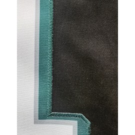 Men'S Black # 62 American Football Jersey Casual Loose Letter Embroidered Sports Style, Fashionable Street Breathable Football Jersey