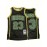 Men's #23 Basketball Jersey Vintage Embroidered Crewneck Breathable Race Training Uniform Jersey Sleeveless Top Black Green S-XXXL