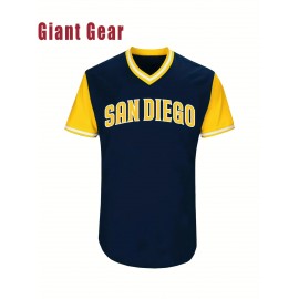 Men'S # 13 Deep Blue Embroidered Baseball Jersey With Breathable Polyester Fiber V-neck Suitable For Sports And Casual Wear In Spring, Summer, And Autumn Sizes S-3XL