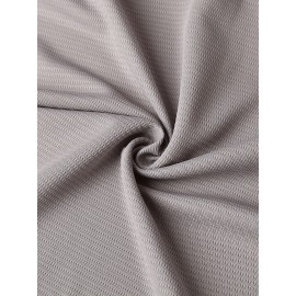 Men's #42 Gray Baseball Jersey - Breathable V-Neck Loose Fit with Red & Blue Lettering, Machine Washable for Training, Hiking, Team Sports & Casual Wear (Sizes S-3XL)