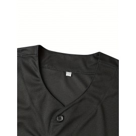 Men'S Baseball Shirt # 7 Black Baseball Sports Shirt S-XXXL