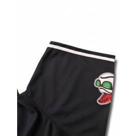 Men's Baseball Jersey #7 - Deep Blue Embroidered Polyester Loose Fit V-Neck Sports Shirt for Streetwear, Team Sports & Outdoor Activities (S-3XL), Outdoor Activewear, Casual Style, Bold Number Design