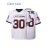 Men'S American Football Shirt Classic # 30 White Embroidered Design Short Sleeve Breathable Shirt Suitable For Training And Competition