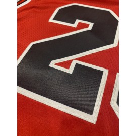 Men's Red #23 Basketball Jersey - Embroidered Design, Breathable Loose Fit Streetwear for Sports & Casual Wear, All-Season Comfort, Machine Washable, Outdoor Activity Apparel | Embroidered Detailing
