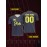 [Breathable Comfort] Customizable Youngsters' Soccer Jersey - V-Neck, Personalized Name & Number, Comfortable Polyester, Ideal for Sports & Outdoor Activities, Machine Washable - Blue & Yellow Geometric Pattern