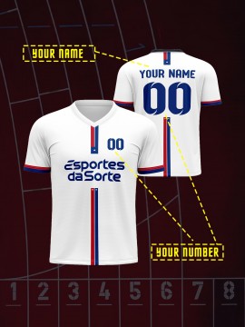 Customizable V-Neck Youngsters's Soccer Shirt - Comfortable Fit for Sports and Casual Outdoor Running, Polyester