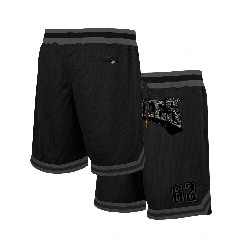 Men's Moon Blue # Animal Cartoon Embroidered Pattern, Baseball Shorts With Pocket, Casual Fashion, Breathable, Sports Zipper, High Quality Embroidered Shorts