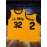 Casual Style, Men's #32 Yellow Basketball Jersey - Breathable Polyester, Round Neck Sportswear, Details, Loose Fit - Ideal for Team Sports, Casual Wear & More, Sizes S-XXXL