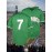 Men's #7 Green Baseball Jersey - Breathable, Embroidered Polyester, Loose Fit with V-Neck and Button Closure - Ideal for Team Sports, Casual Outings & Training - Sizes S to XXXL, Best for Christmas